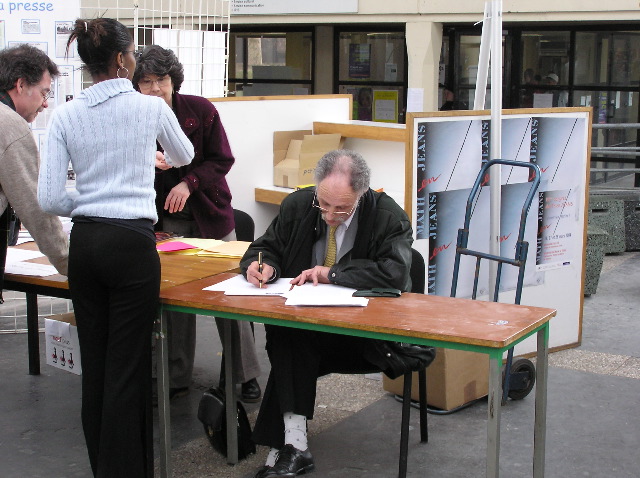 Adrien à Villetaneuse - Congrès 2004