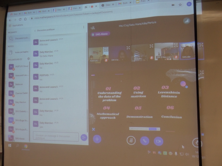 Vidéo-conférence France-Roumanie