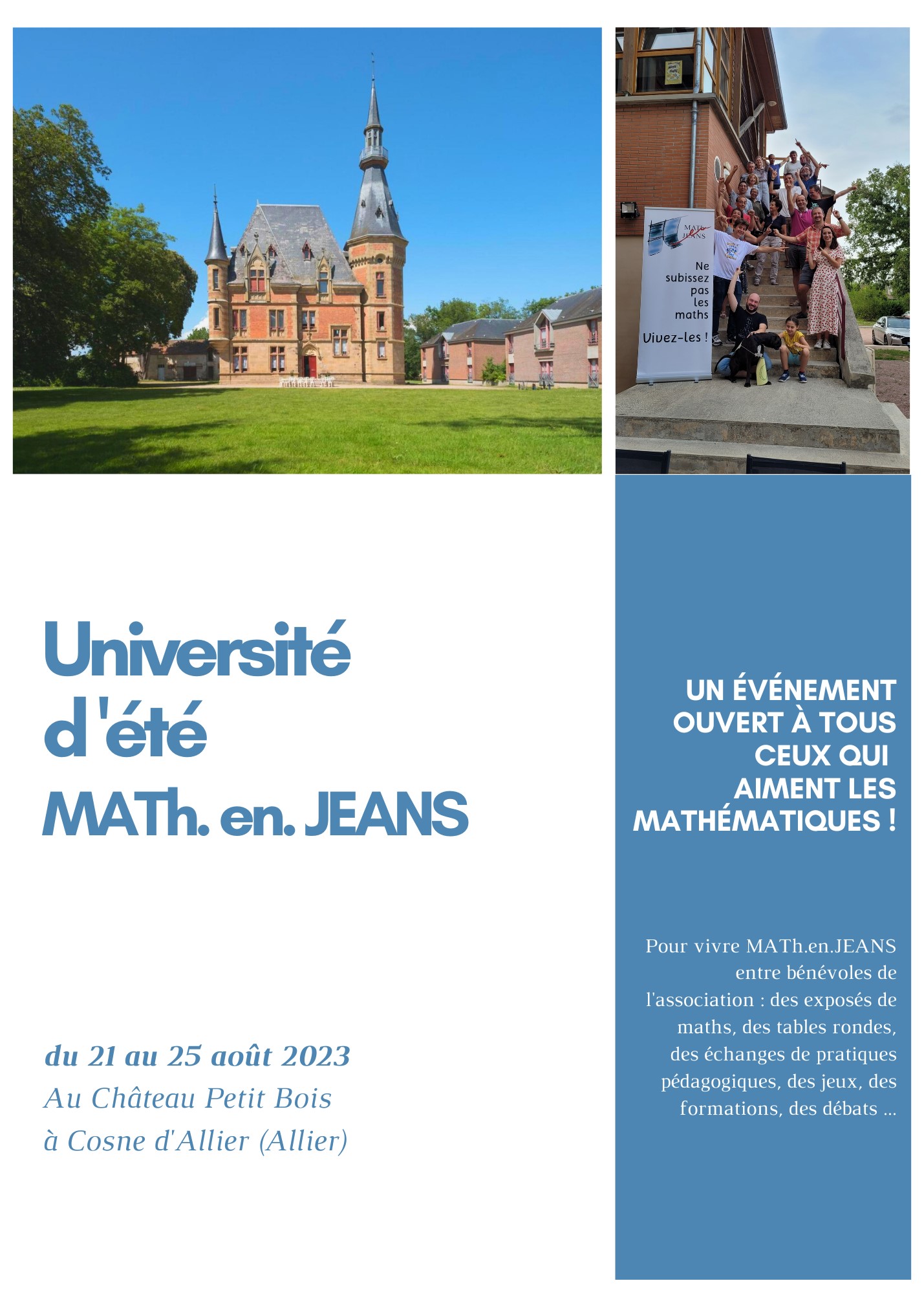 Première page du flyer