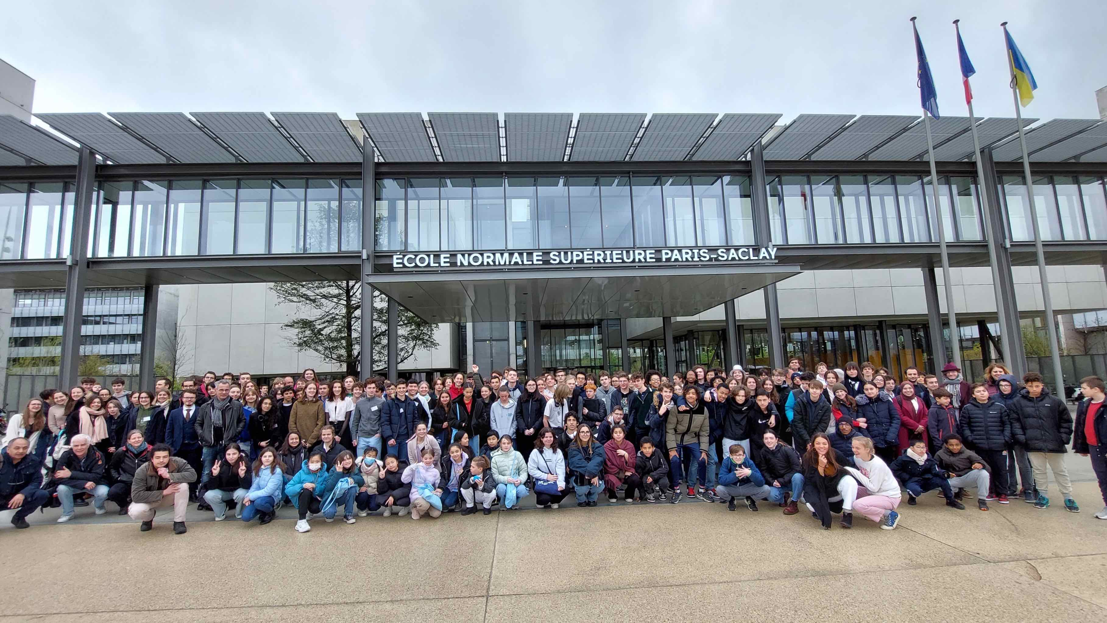 Photo de groupe au congrès de Saclay 2023