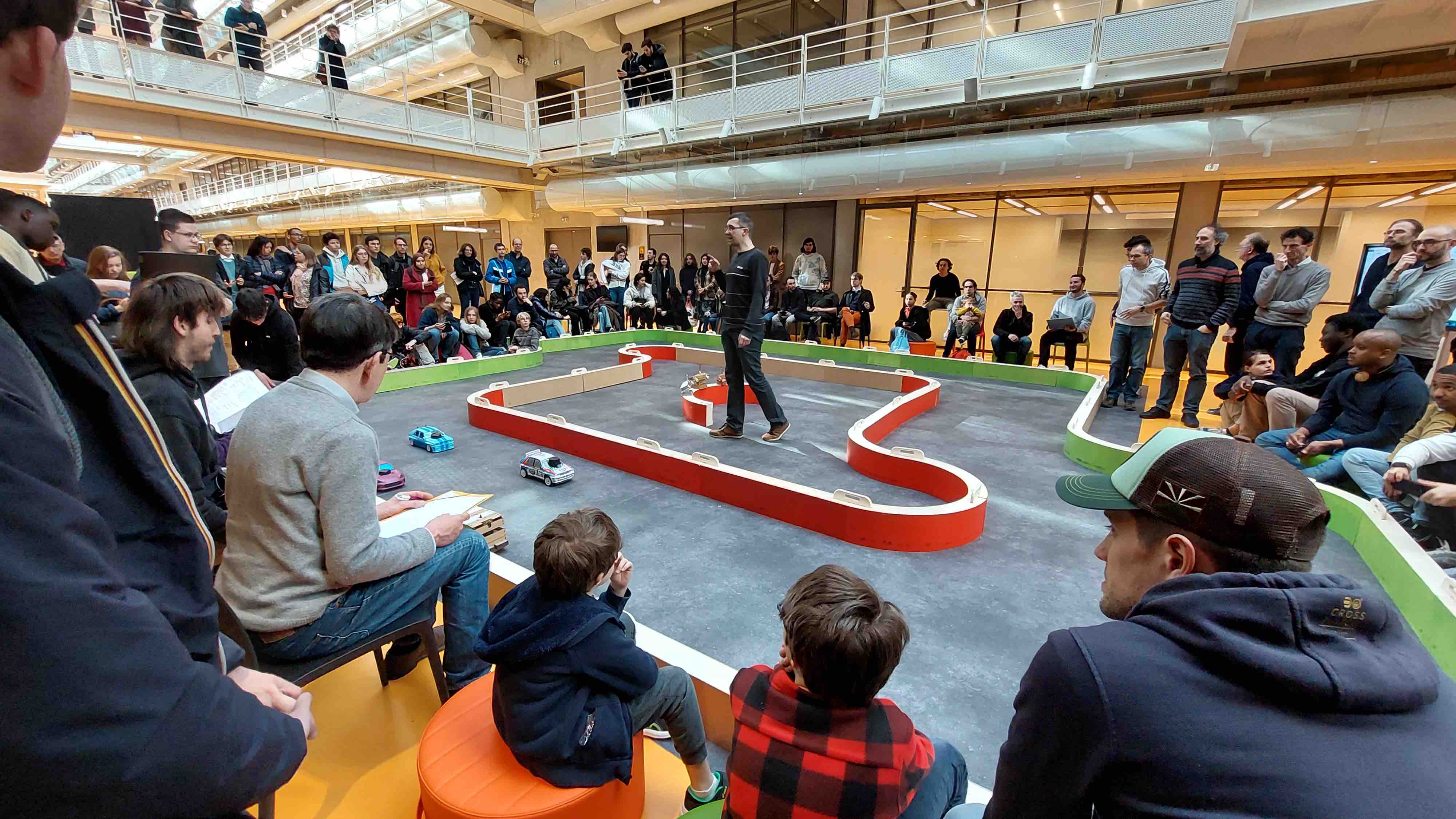 La course de voitures autonomes