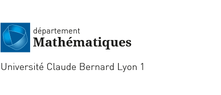 Logo Maths Lyon 1