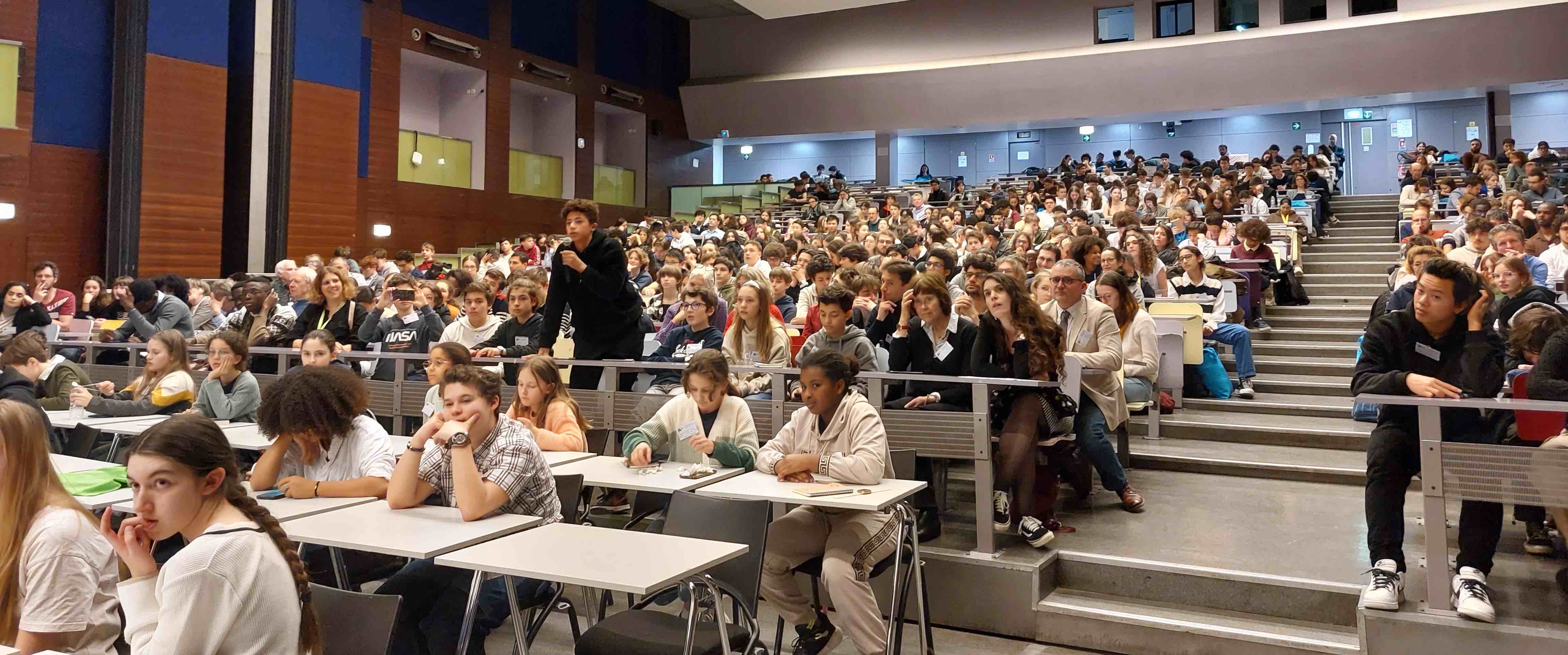 Grand amphi au congrès de Paris 2024